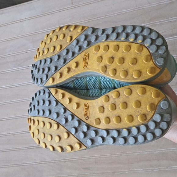 Keen A86 TR Womens Sneakers Trail Hiking Blue Mesh Fun Lace-Up Breathable - Picture 6 of 10